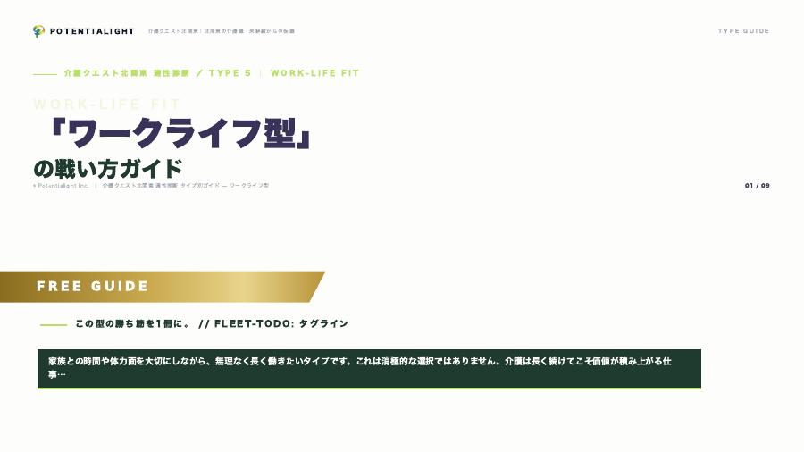 ワークライフ型の戦い方ガイド 表紙